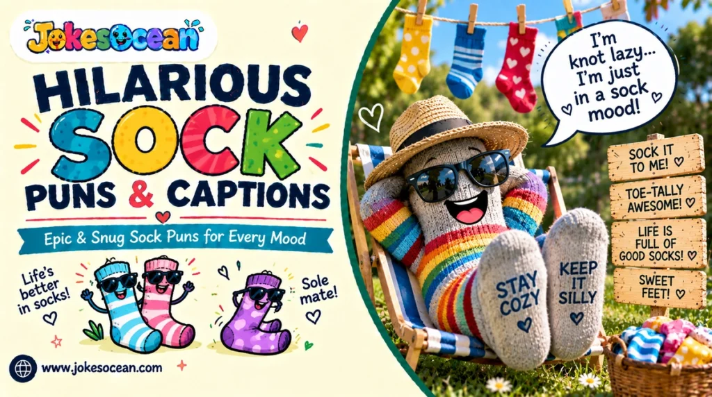 Hilarious Sock Puns & Captions