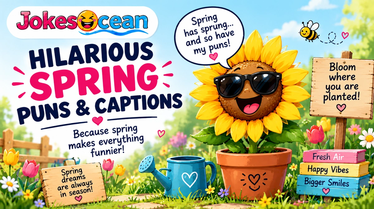hilarious-spring-puns-and-captions Hilarious Spring Puns & Captions