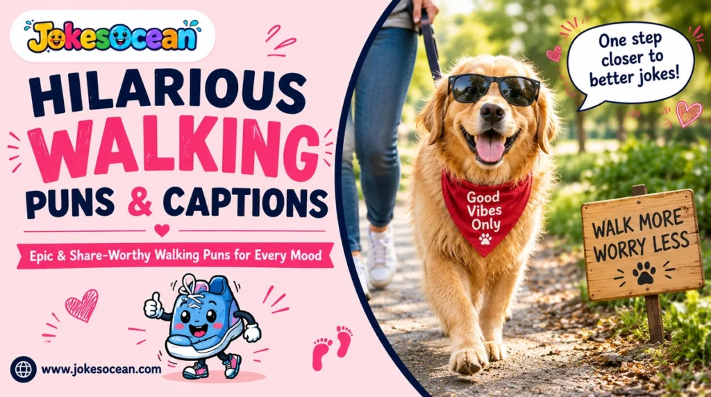 Hilarious Walking Puns & Captions