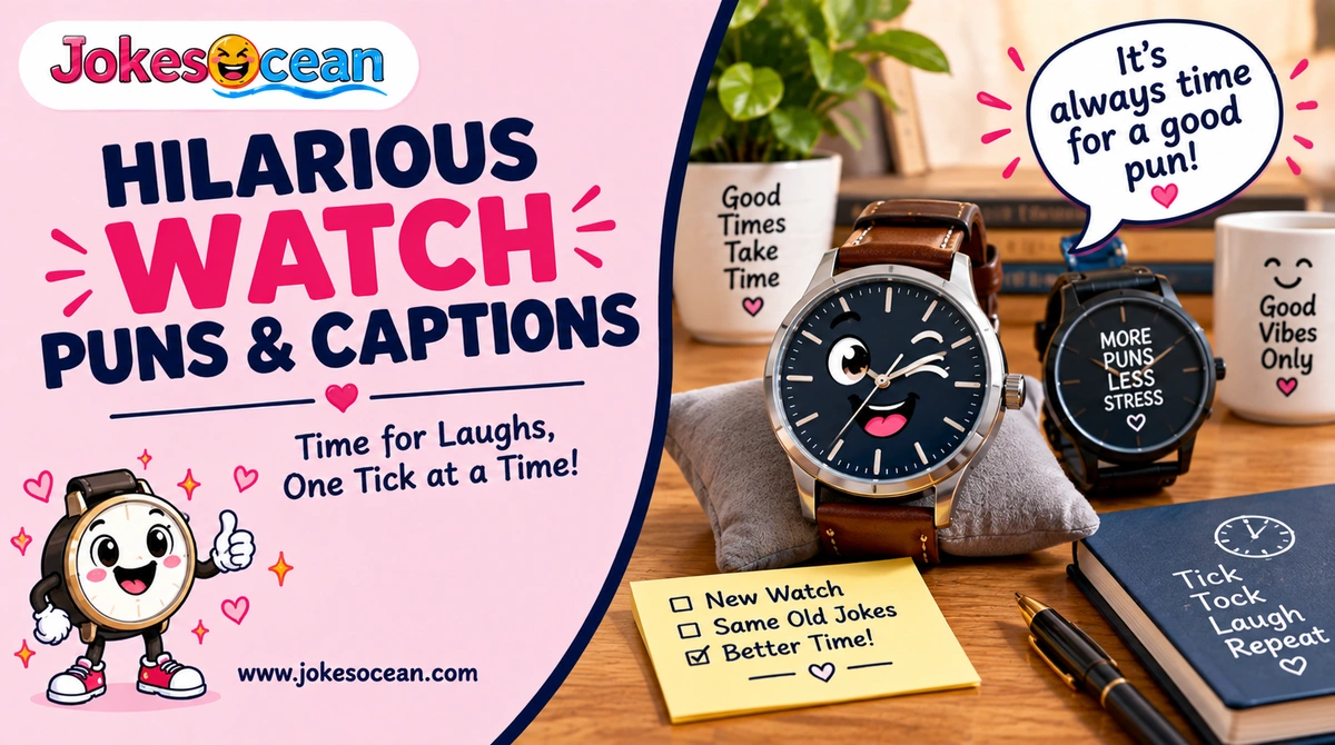 Hilarious Watch Puns & Captions
