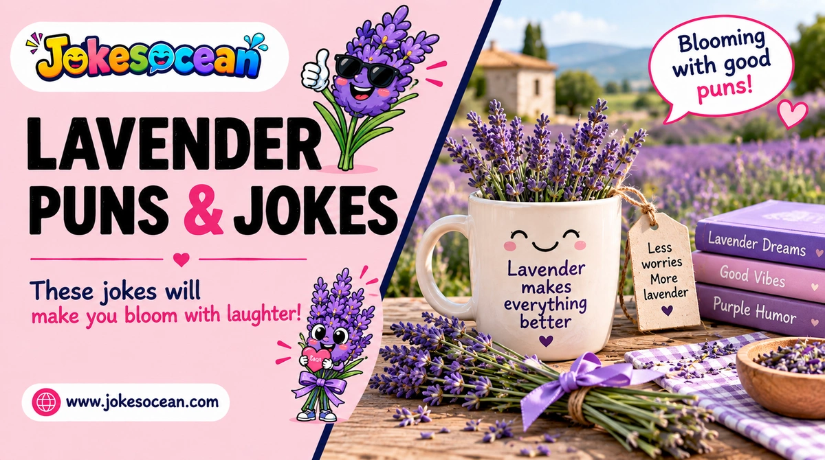 Lavender Puns, Jokes