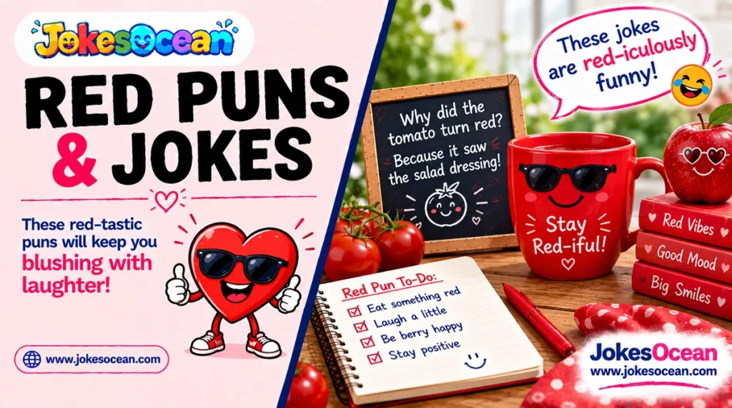 Red Puns & Jokes