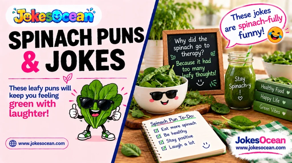 Spinach Puns & Jokes
