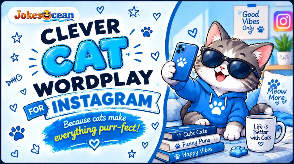 Clever Cat Wordplay for Instagram