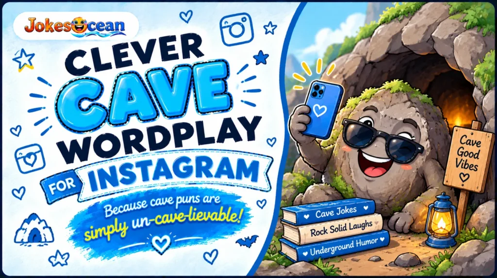 Clever Cave Wordplay for Instagram 