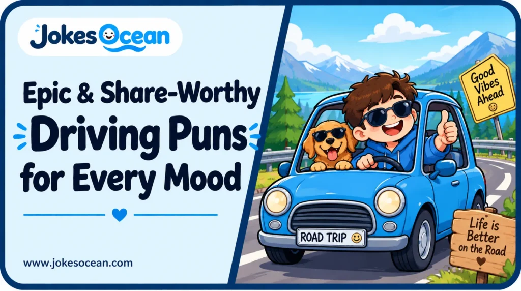 Epic & Share-Worthy Driving Puns for Every Mood
